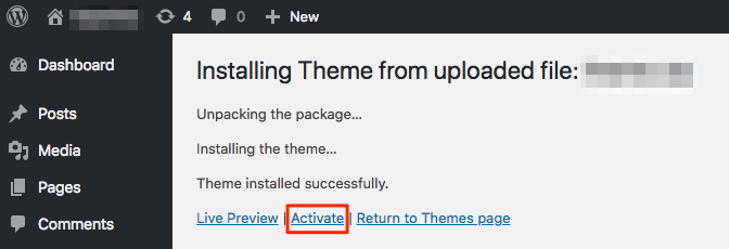 Getting Started - Rouben WordPress Theme Documentation